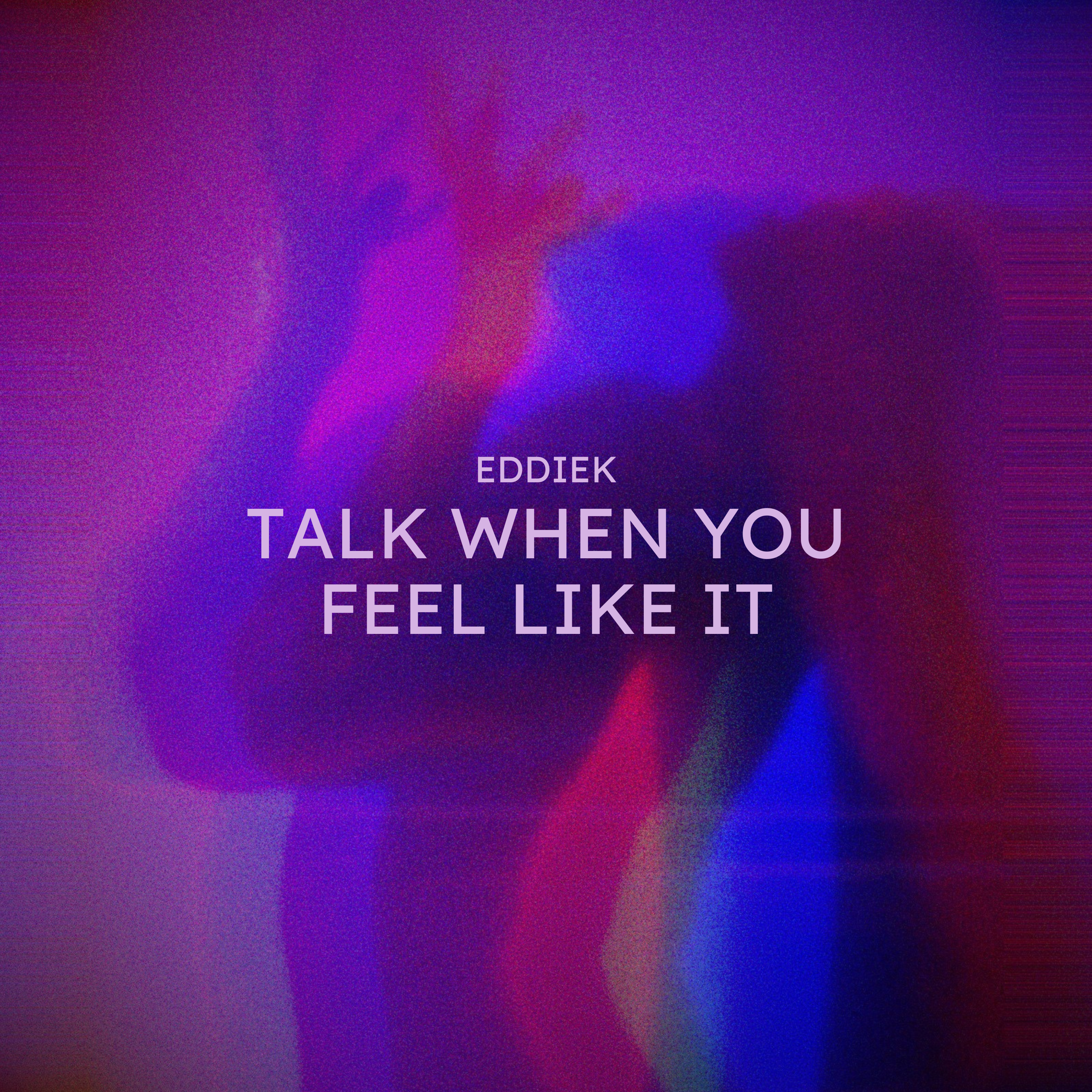EddieK - Talk When You Feel Like It (Slap House Purple Music Cover Art Animated Video Featuring a Girl)